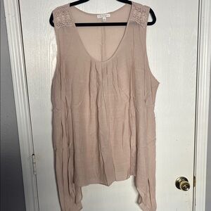 Spense Blush Sleeveless Blouse